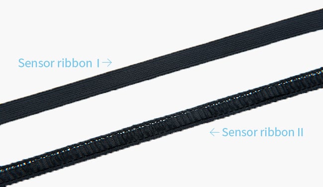 Comparison of sensor ribbon appearance