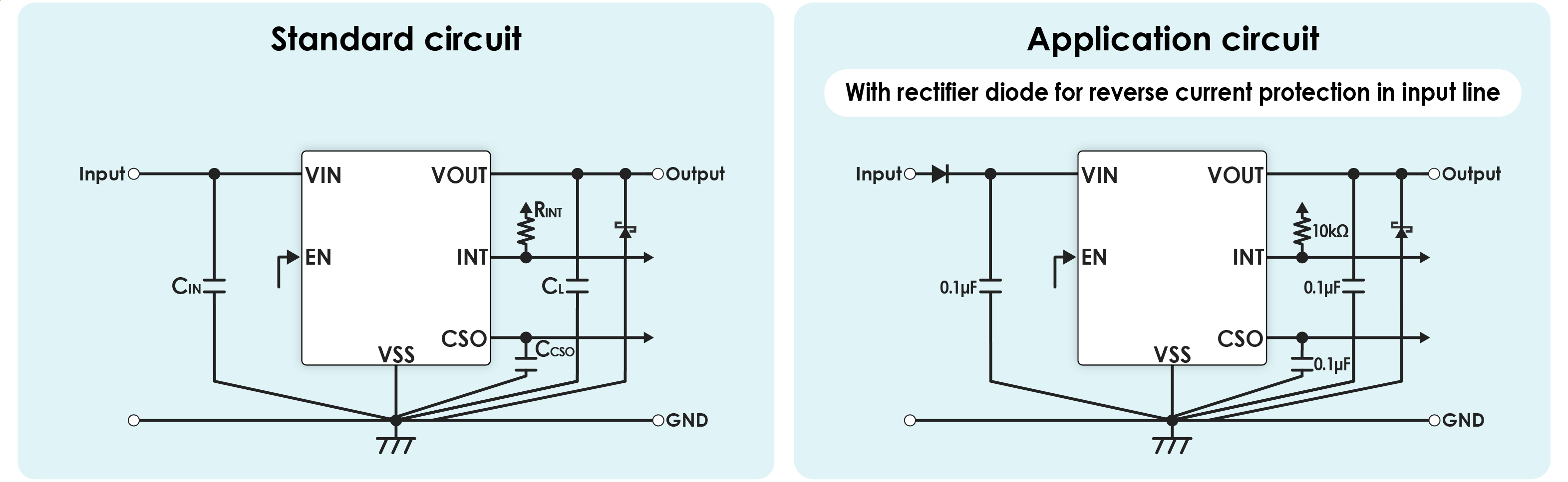 Circuit example of S-19682/19683 Series